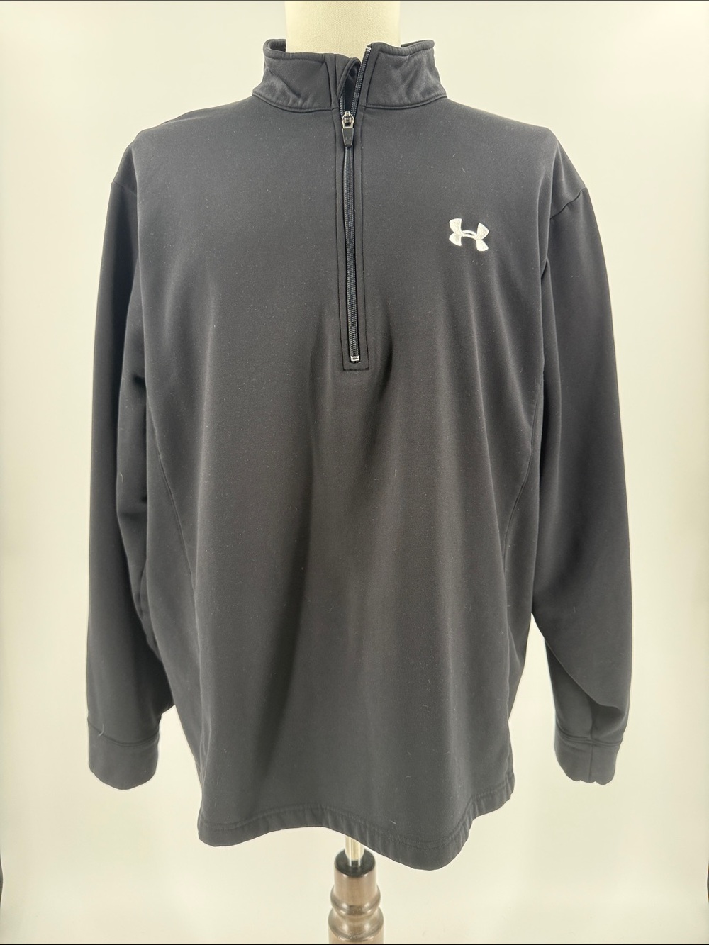 Under Armour Black Quarter-Zip Performance Pullover